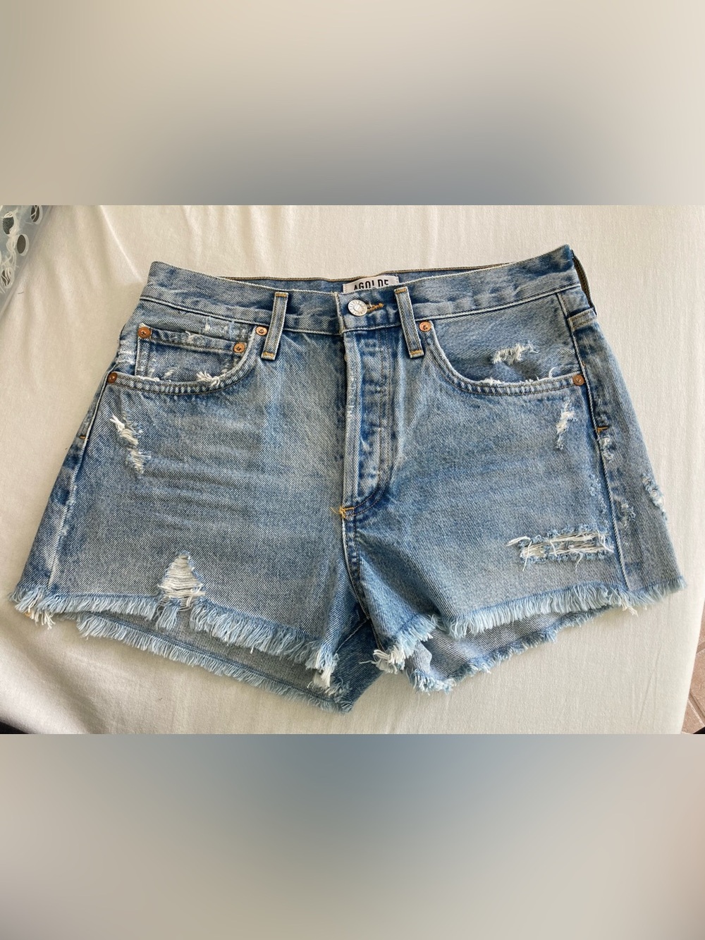 Agolde Parker Jean Shorts size 26 - Picture 10 of 10